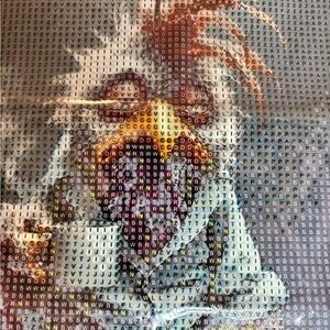 303- Diamond Art Supply Co. Quirky Rooster Print